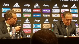 La conferenza stampa di Maurizio Sarri allo Juventus Stadium